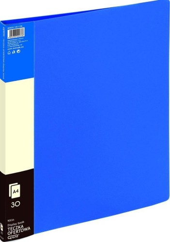 Teczka ofertowa 30 koszulek niebieska GRAND, Grand