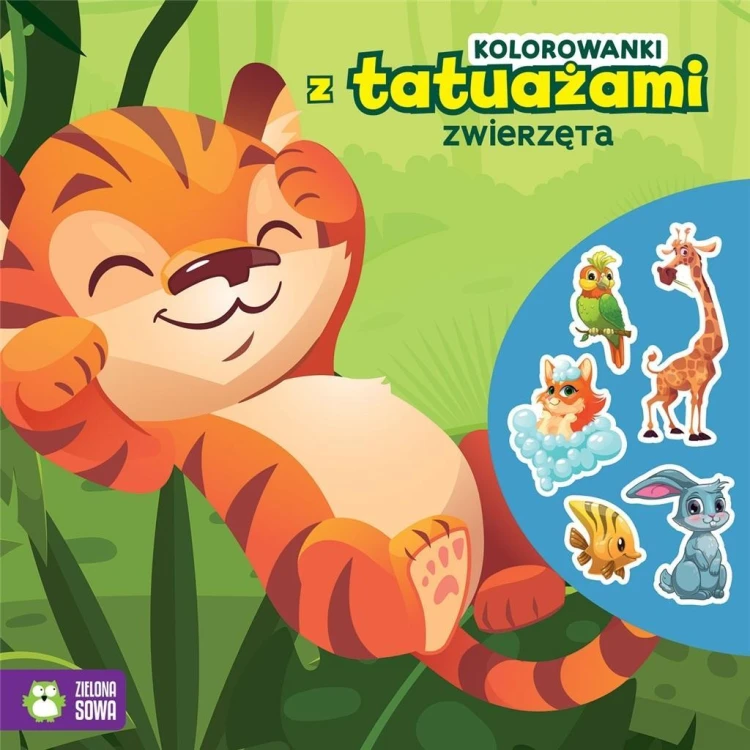 Kolorowanki z tatuażami. Zwierzęta, praca zbiorowa