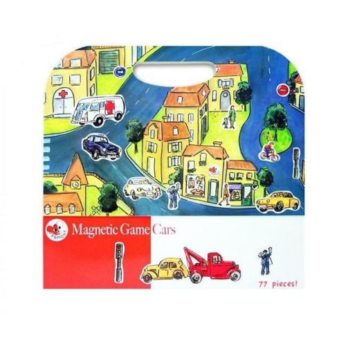 Układanka, gra magnetyczna, Samochody, Egmont Toys