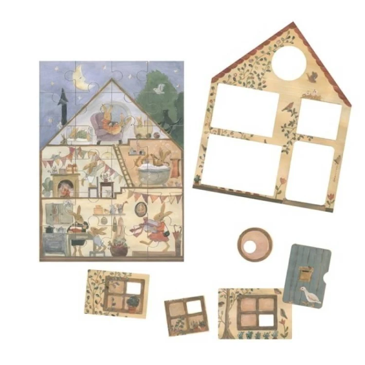 Puzzle 24 układanka Domek Króliczka, Egmont Toys