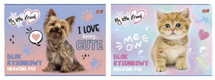 Blok rysunkowy A4/20K My little friend (10szt)