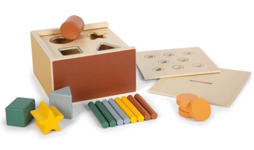 Montessori sorter kształtów i kolorów, Small Foot