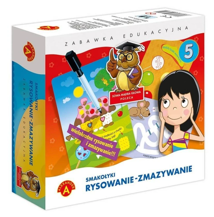 Rysowanie - zmazywanie 5 Smakołyki ALEX, Alexander