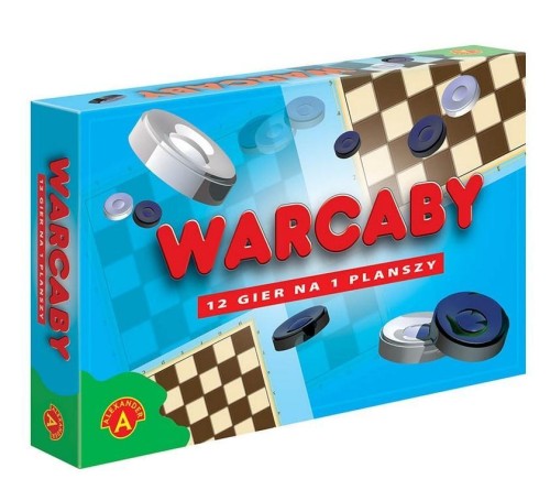 Warcaby 12 gier na planszy ALEX, Alexander