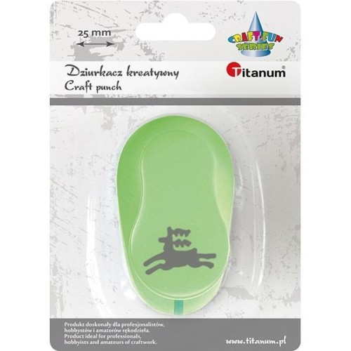 Dziurkacz z motywem 25mm renifer, Titanum
