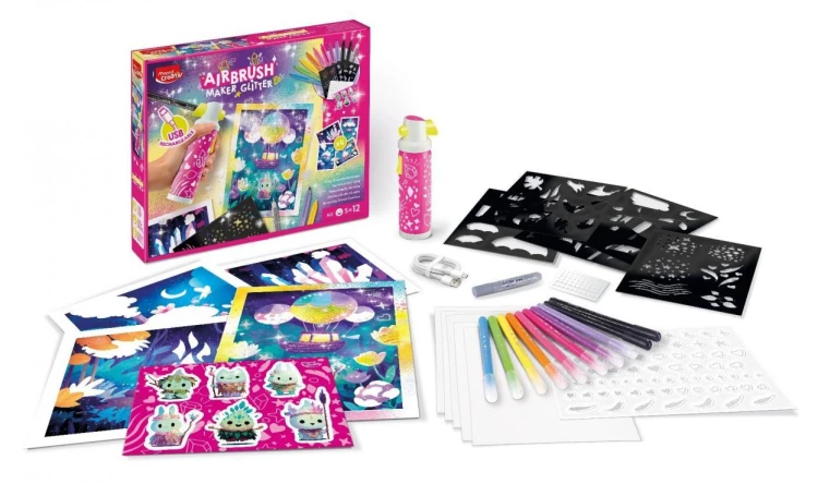 Airbrush Maker Glitter MAPED, Maped