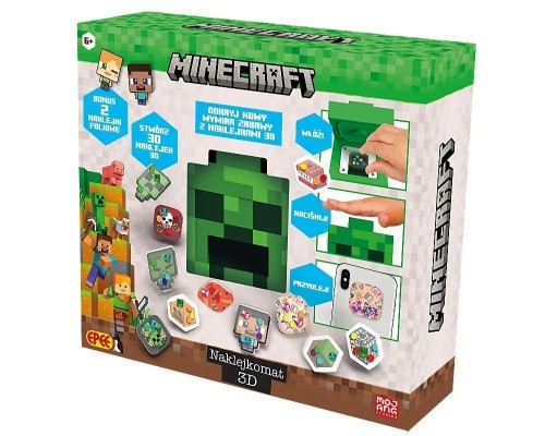 Naklejkomat 3D Minecraft, EPEE