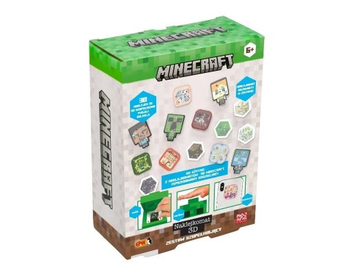 Naklejkomat 3D Minecraft zestaw uzupełniający