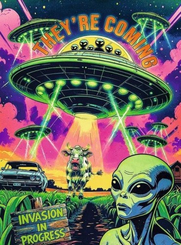 Puzzle 1000 Hall of Horror UFO TREFL, Trefl