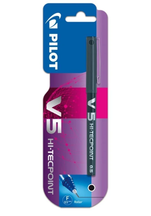 Cienkopis V5 czarny 0.5 PILOT, PILOT