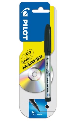 Marker CD/DVD czarny PILOT, PILOT