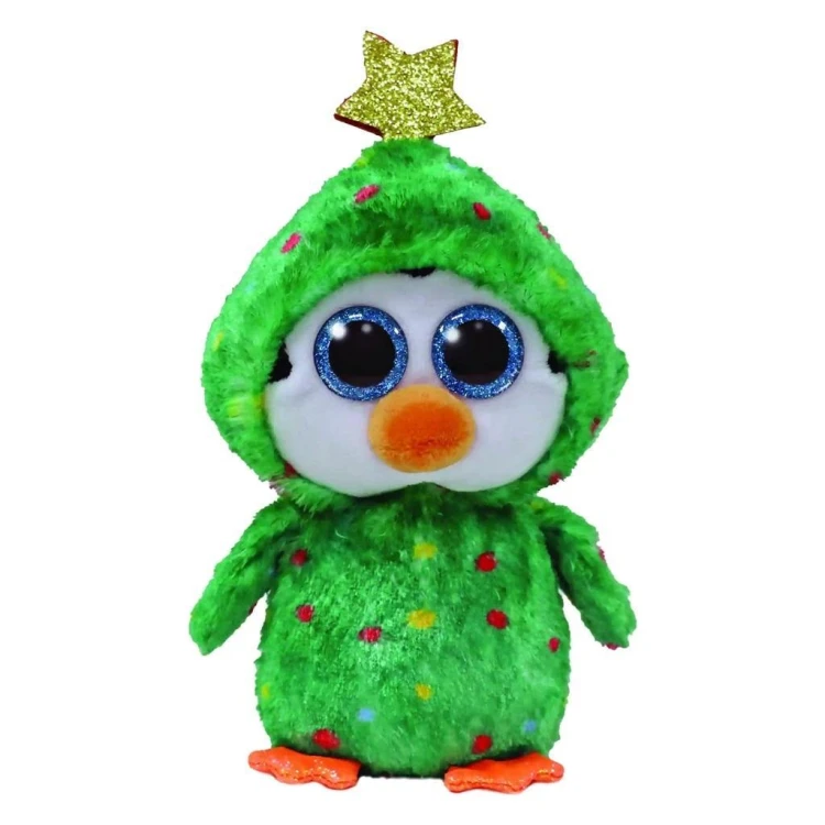 Boos maskotka Noel - zielony pingwin 15cm, TY