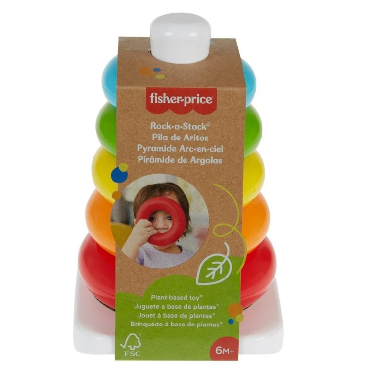 Eko piramidka z kółek, Fisher- Price