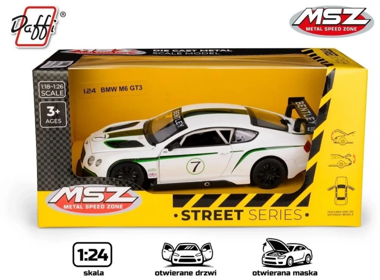 Bentley Continental GT3 Concept biały, Daffi