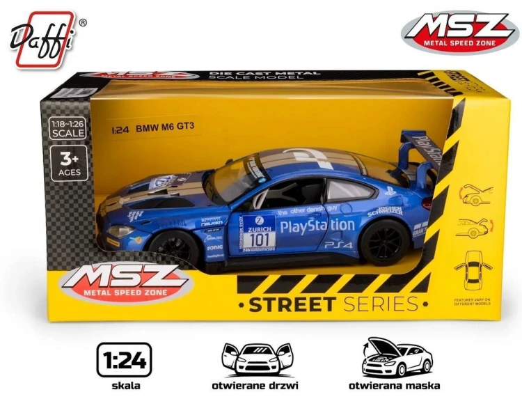 BMW M6 GT3 niebieski, Daffi