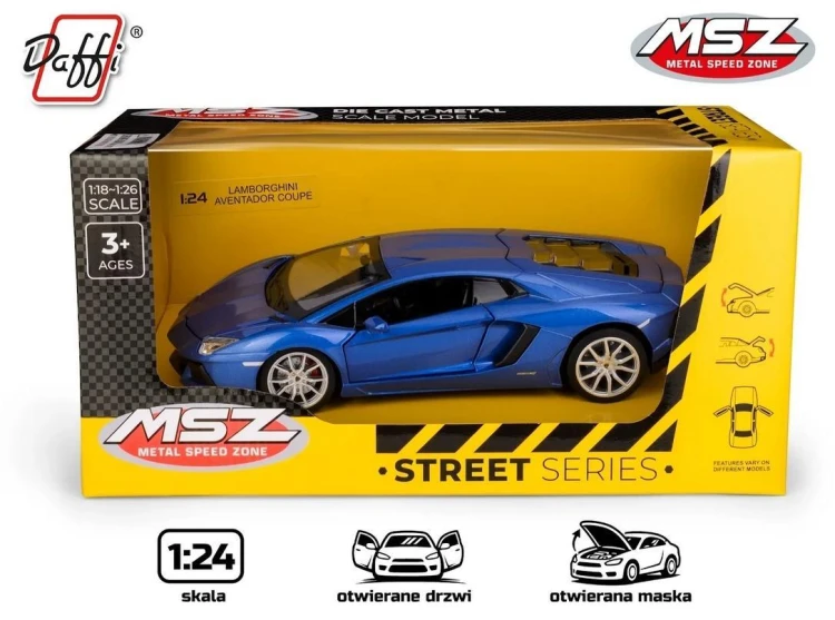 Lamborghini Aventador Coupe niebieski, Daffi