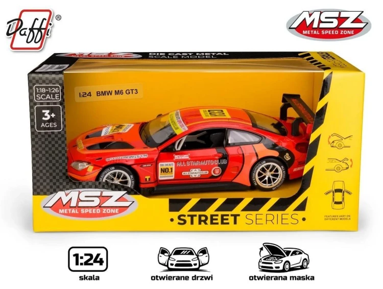 BMW M6 GT3 czerwony, Daffi