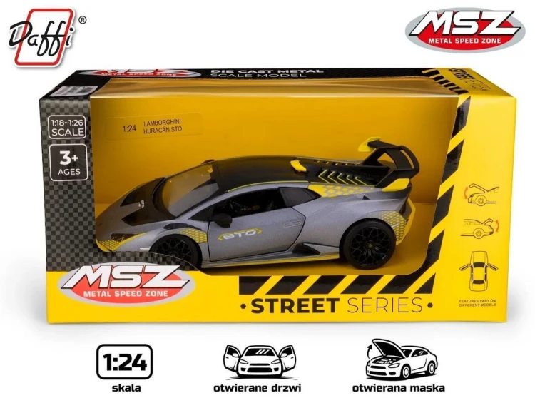 Lamborghini Huracan STO srebrno-szary, Daffi