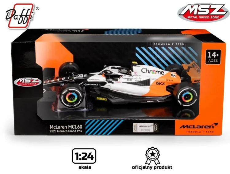 McLaren MCL60 2023 Monaco Grand Prix biały, Daffi