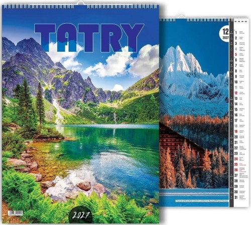 Kalendarz 2027 wieloplanszowy Tatry