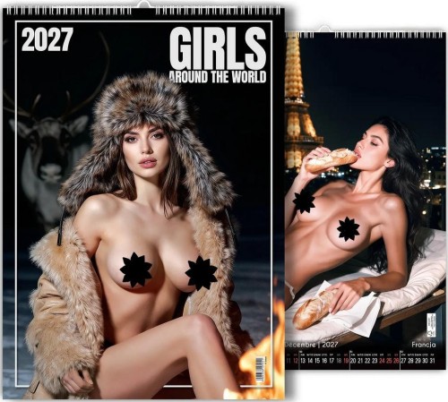 Kalendarz 2027 wieloplanszowy Girls Around...