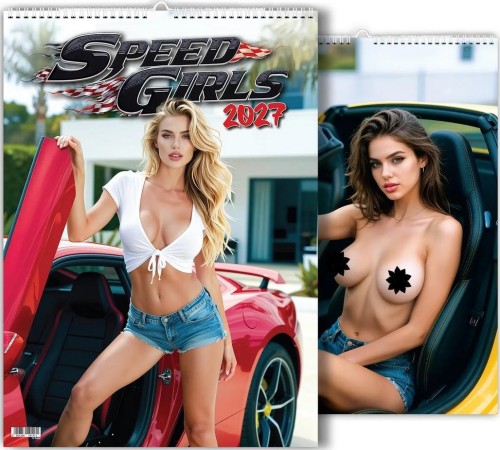 Kalendarz 2027 wieloplanszowy Speed Girls