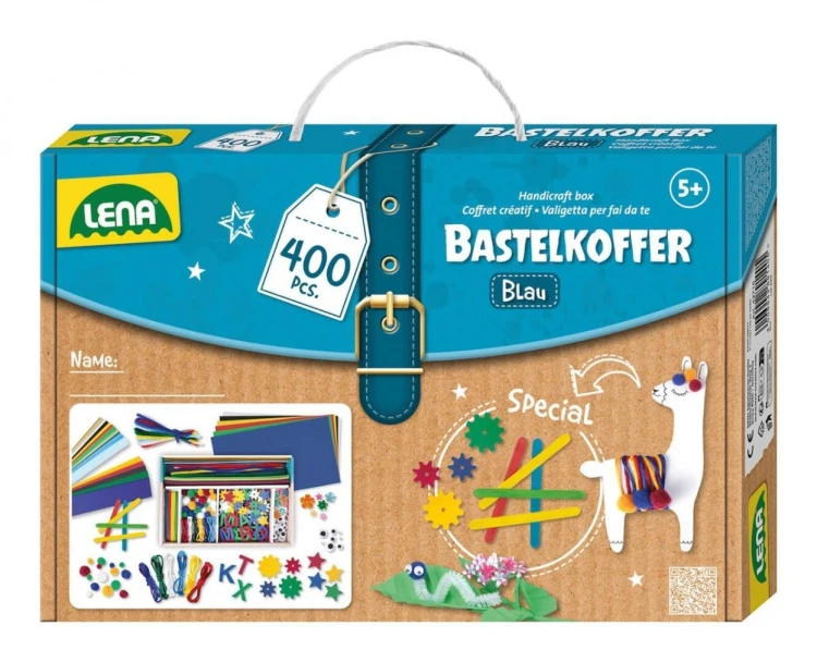 Zestaw kreatywny Handicraft Box Blue walizka 400el