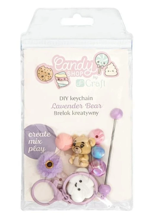 Brelok Kreatywny Lavender Bear, Dalprint dpCraft