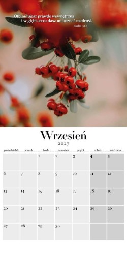 Kalendarz 2027 ścienny z psalmami