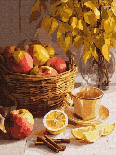 Malowanie po numerach - Kosz inspiracji 30x40cm