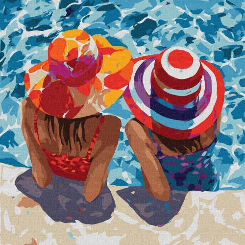 Malowanie po numerach - Wypoczynek 40x40cm, Ideyka
