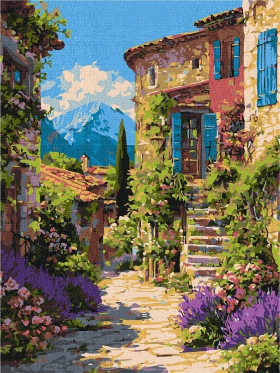 Malowanie po numerach - Kamienna cisza 30x40cm