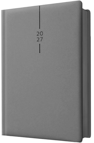 Kalendarz 2027 A5 dzienny Elegant Szary