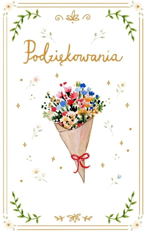 Kartka podziękowaniowa