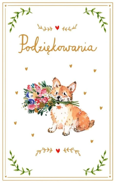 Kartka podziękowaniowa