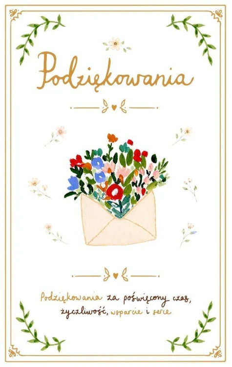 Kartka podziękowaniowa