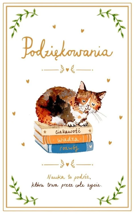 Kartka podziękowaniowa