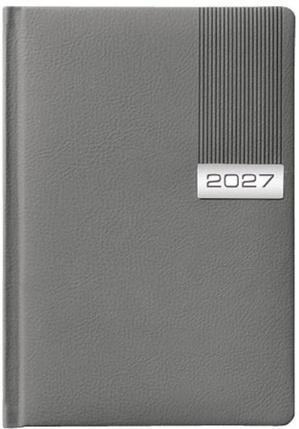 Kalendarz 2027 A4 tygodniowy Szary