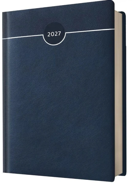 Kalendarz 2027 B6 dzienny Granatowy