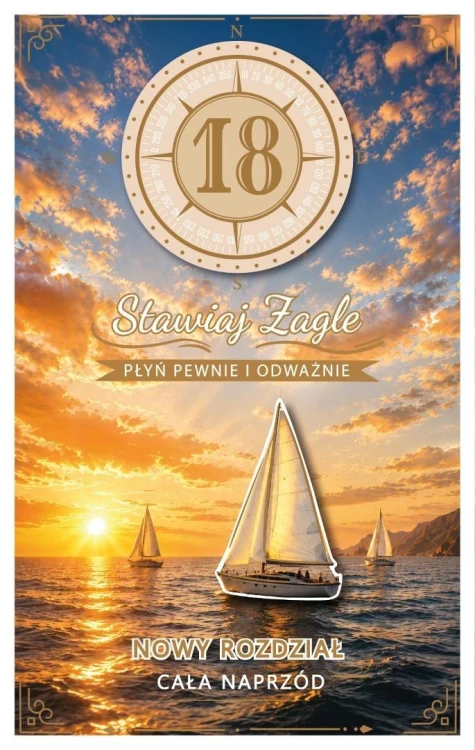 Kartka na 18 Urodziny