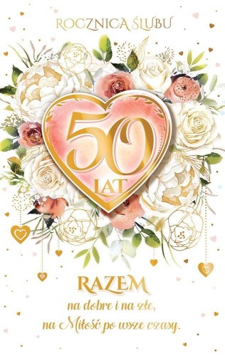 Kartka na 50 Rocznicę ślubu