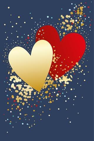 Karnet Walentynki - Gleaming Heart