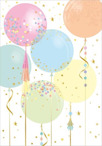 Karnet Uniwersalny - Big Classy Balloons