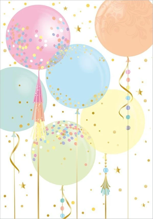 Karnet Uniwersalny - Big Classy Balloons