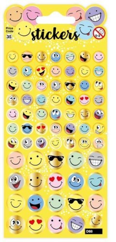 Naklejki - Pattern Faces, Card Group Greetings