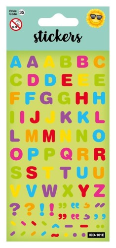 Naklejki - Pattern Letters, Card Group Greetings