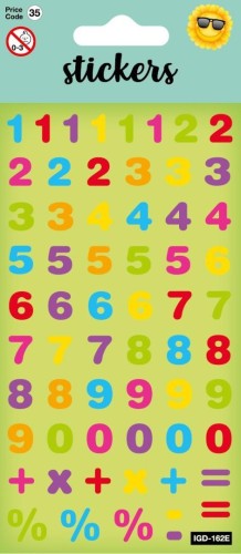Naklejki - Pattern Numbers, Card Group Greetings