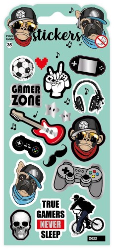 Naklejki - Cool Gamer, Card Group Greetings