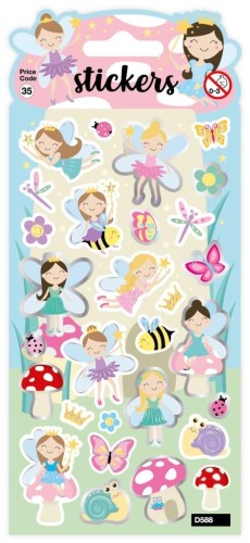 Naklejki - Cute Fairies, Card Group Greetings