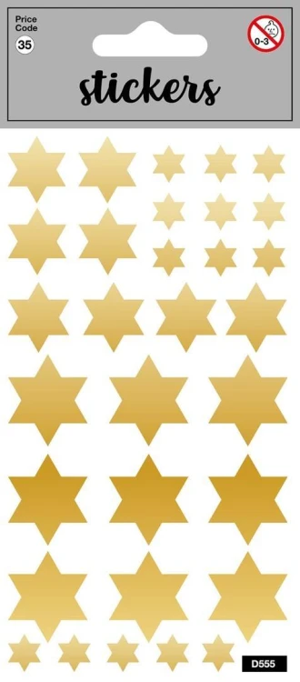 Naklejki - Golden Stars, Card Group Greetings